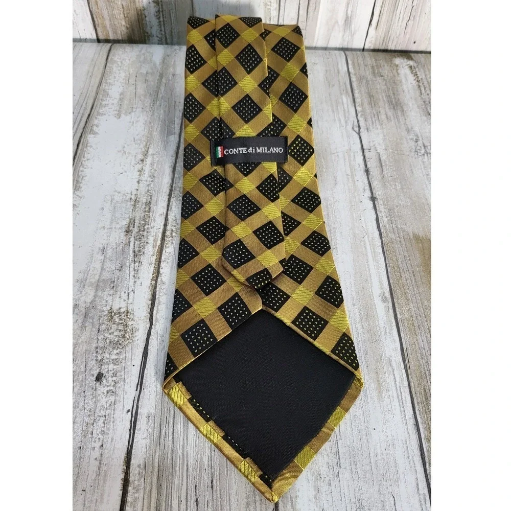 City of London Nordstrom Mens Silk Blend Geometric Pattern Neck Tie